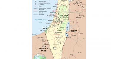 Карта Израиля аэропортов
