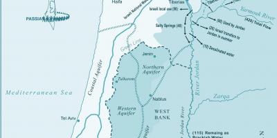 Карта реки Израиля 